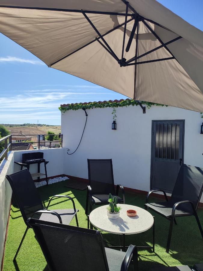 Villarejo de Salvanés Casa Luzon, Terraza-Solarium Con Ducha Y Salon Rustico 아파트 외부 사진